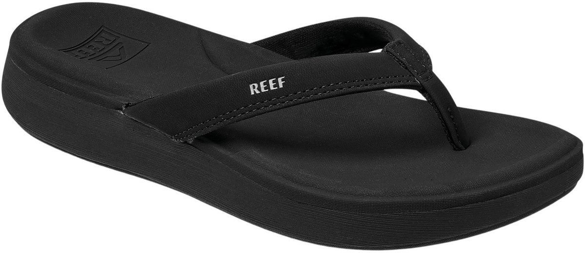 Reef Cushion Cloud - Teenslippers - Zacht Eva Voetbed - Zwart