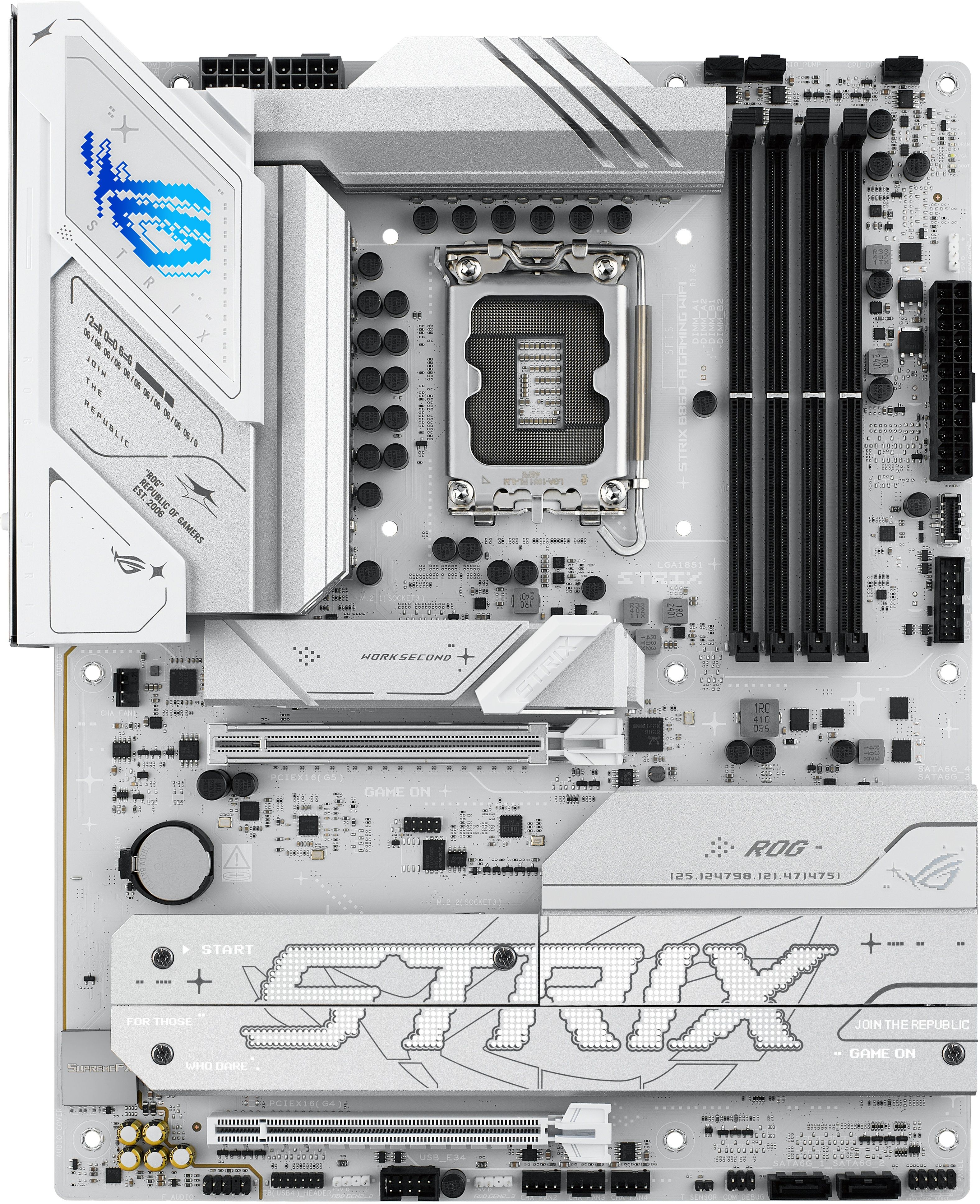 ASUS ROG Strix B860-A - ATX Moederbord - WiFi 6E DDR5 PCIe 5.0
