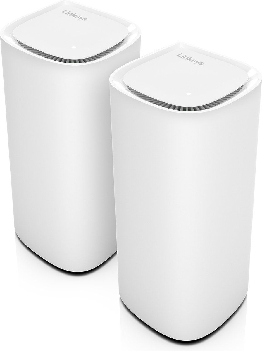 Linksys MBE7002 Velop Pro 7 - Mesh WiFi - WiFi 7 - 11000 Mbps - Wit (2 stuks)
