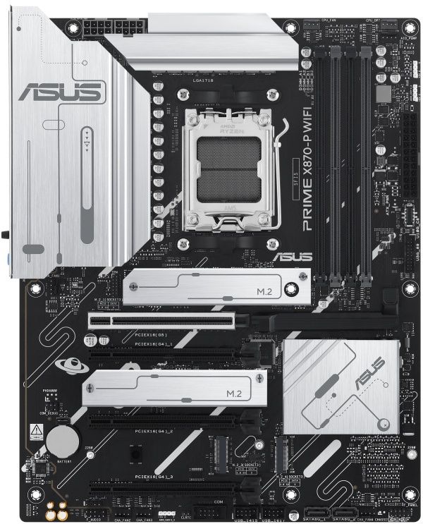 ASUS Prime X870-P - Moederbord ATX - AMD Socket AM5 - Wi-Fi 7 - 192 GB DDR5