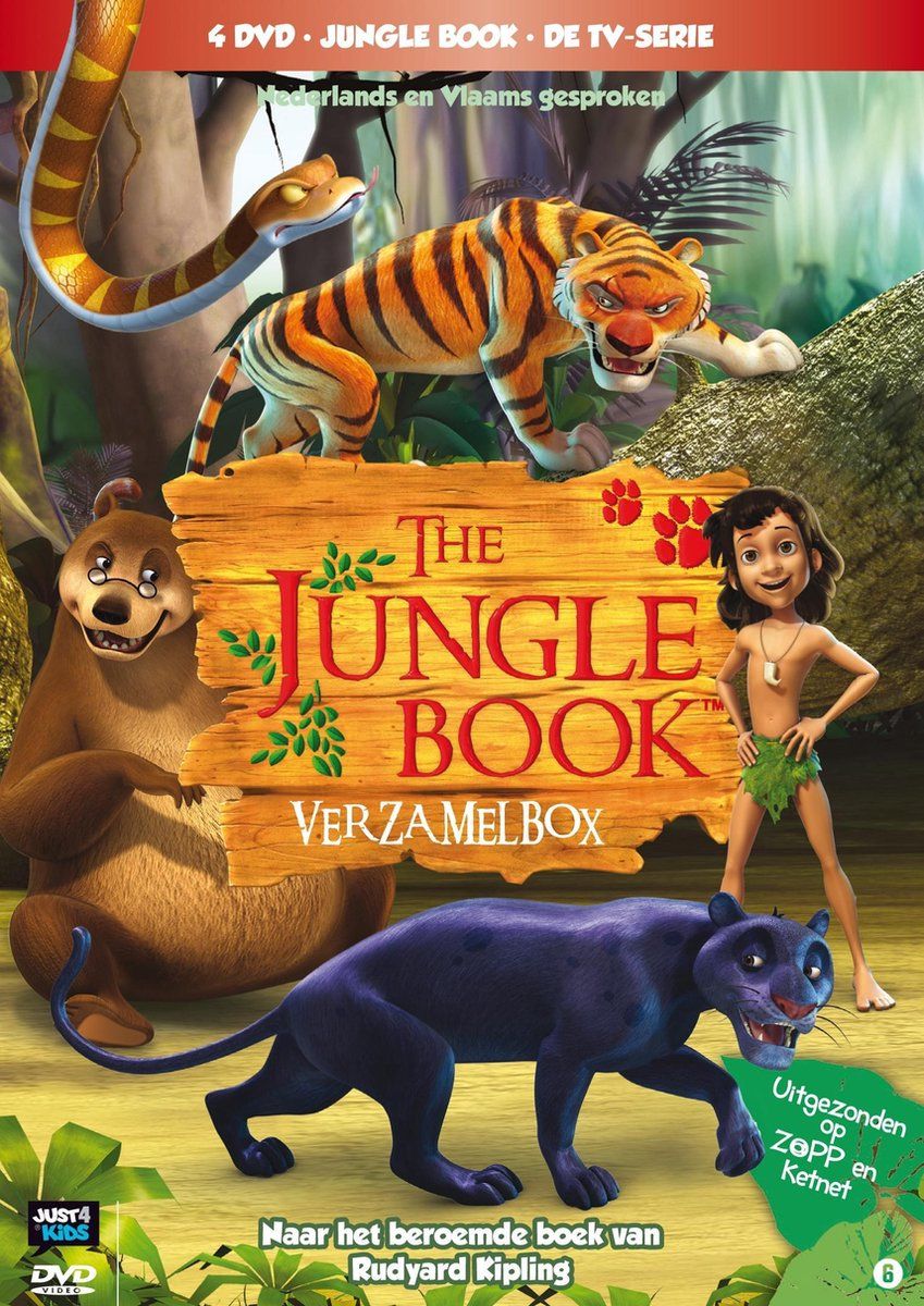 Just Entertainment Jungle Book - Verzamelbox - Avonturen Met Mowgli En Vrienden