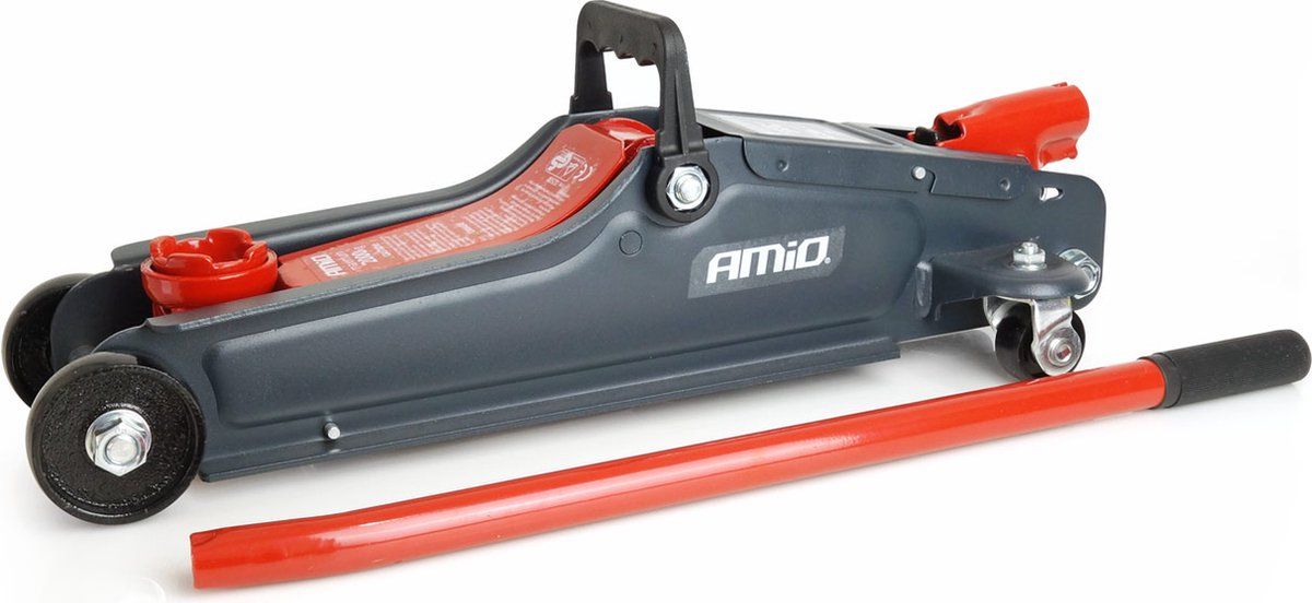 Amio Hydraulische Krik - Laag Model - Max. Draagvermogen 2000 Kg - Hefhoogte 90-340 Mm