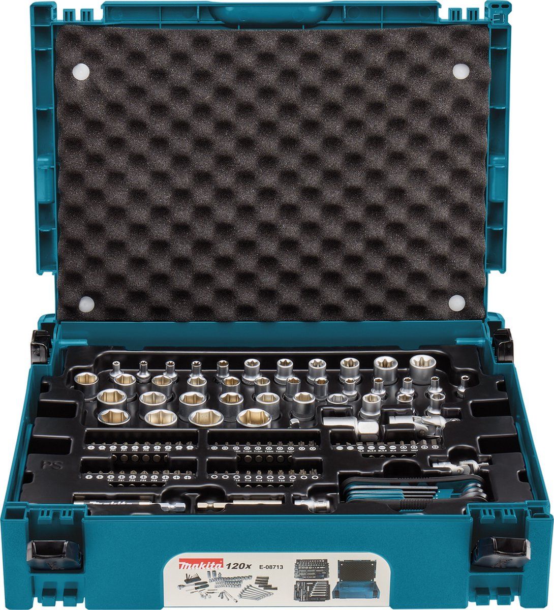 Makita E-08713 - Handgereedschapsset 120-delig - Mbox