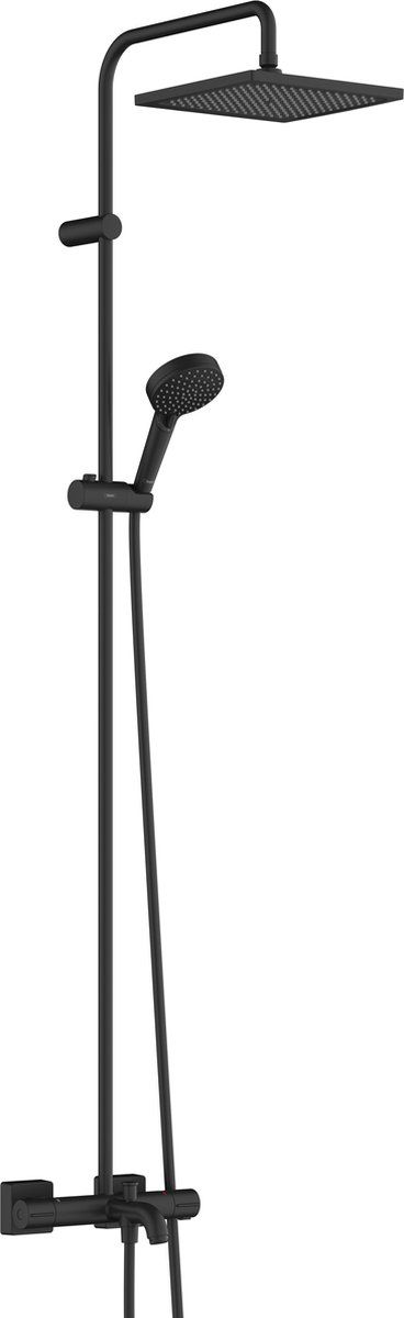 Hansgrohe Vernis Shape - Showerpipe - 240mm - 1 Straalfunctie - Mat Zwart