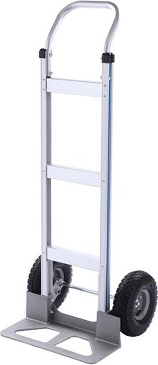 Brasq Steekwagen - Opvouwbaar Aluminium - Draagvermogen 250 Kg - Grijs
