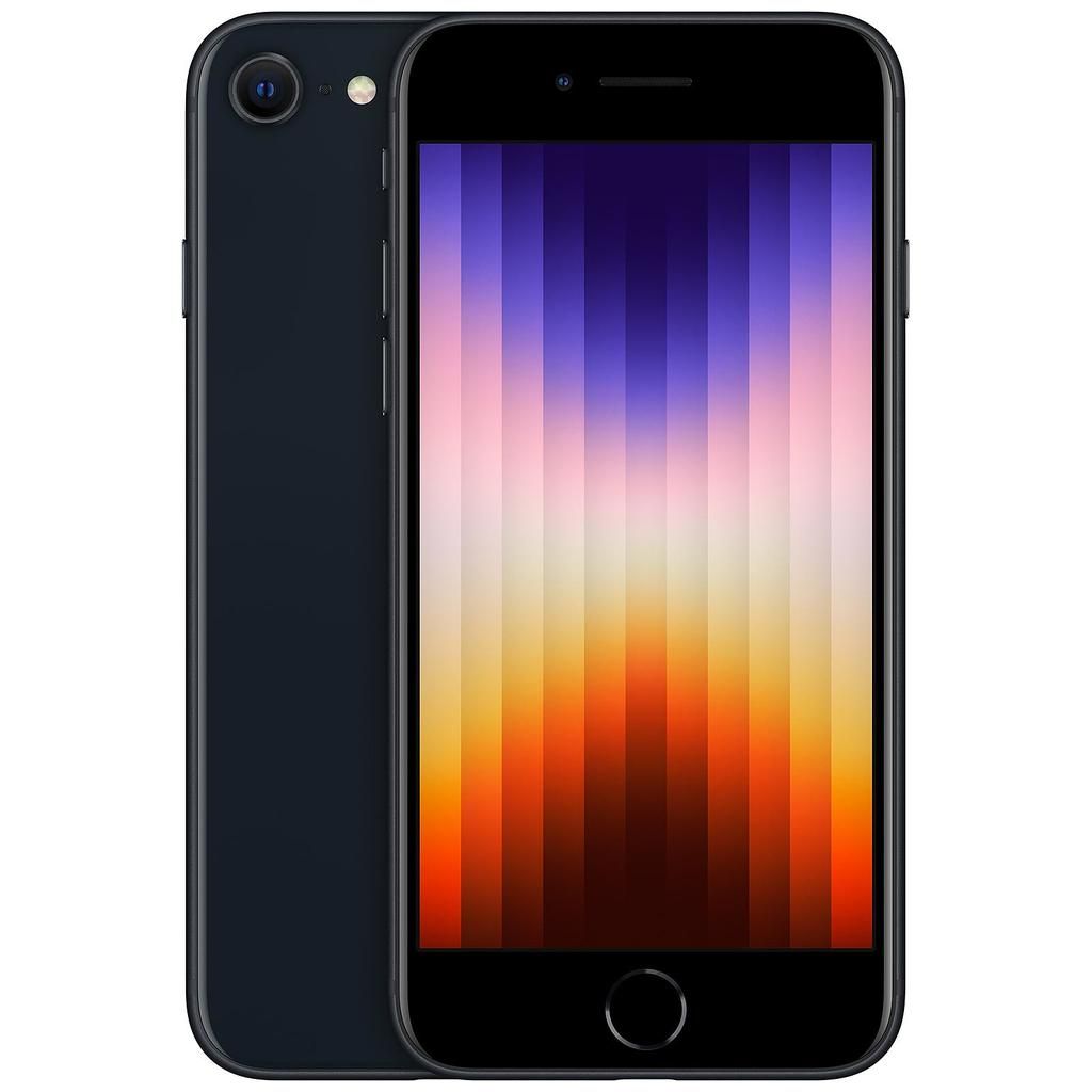 Apple iPhone SE (2022) - Middernacht - 128 GB - Fysieke simkaart + eSIM