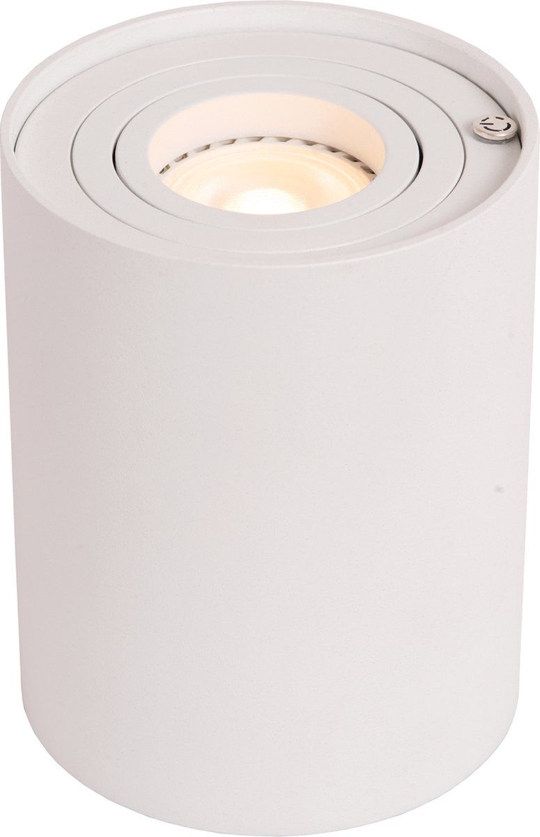 Lucide Tube - Tafellamp -Ø 9, 6 Cm - Led 3 StepDim - GU10 - 1x5W 2700K - Wit