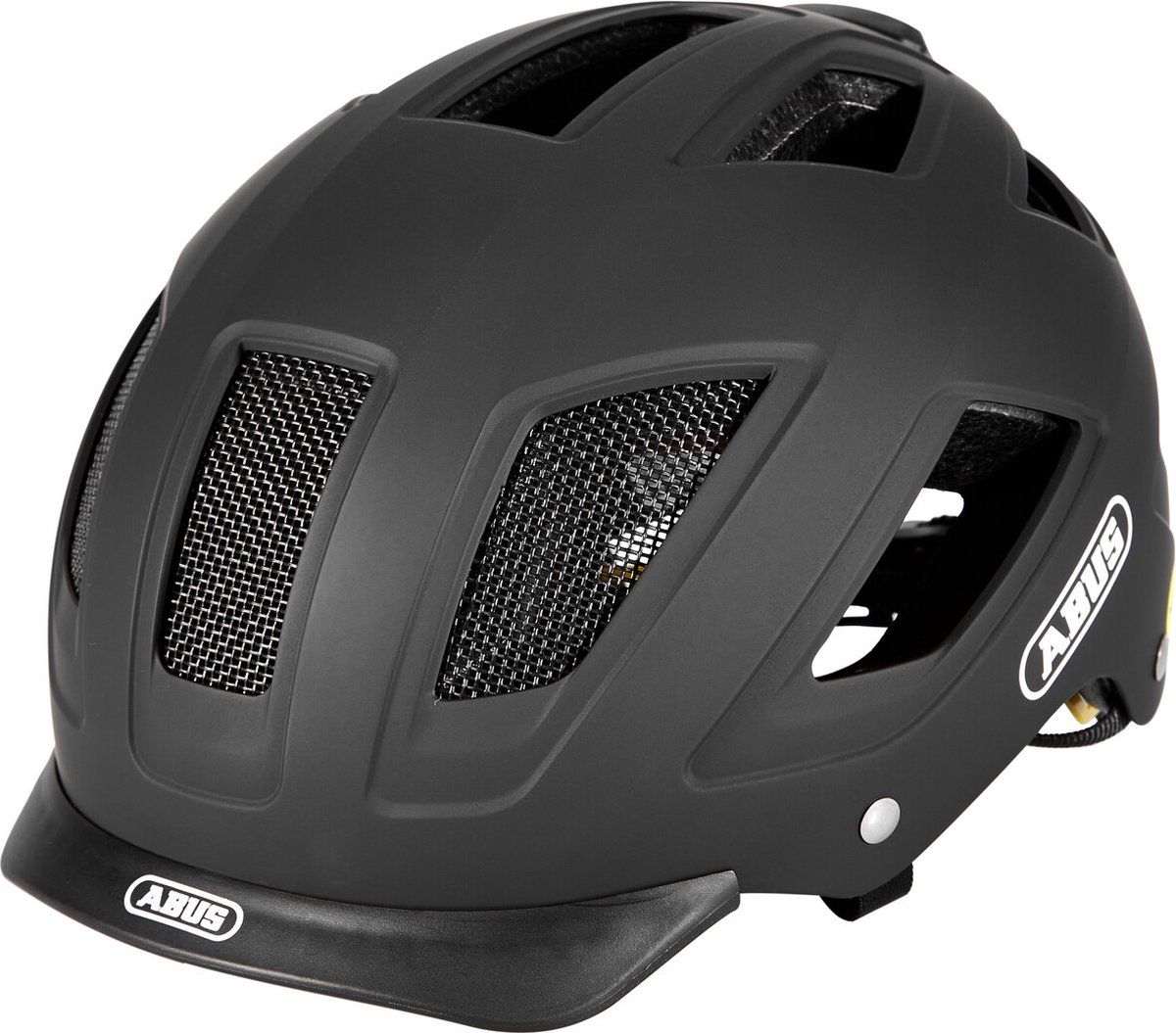 Abus Hyban 2.0 Mips - Fietshelm - Led-achterlicht - Velvet Black M (52-58 Cm)