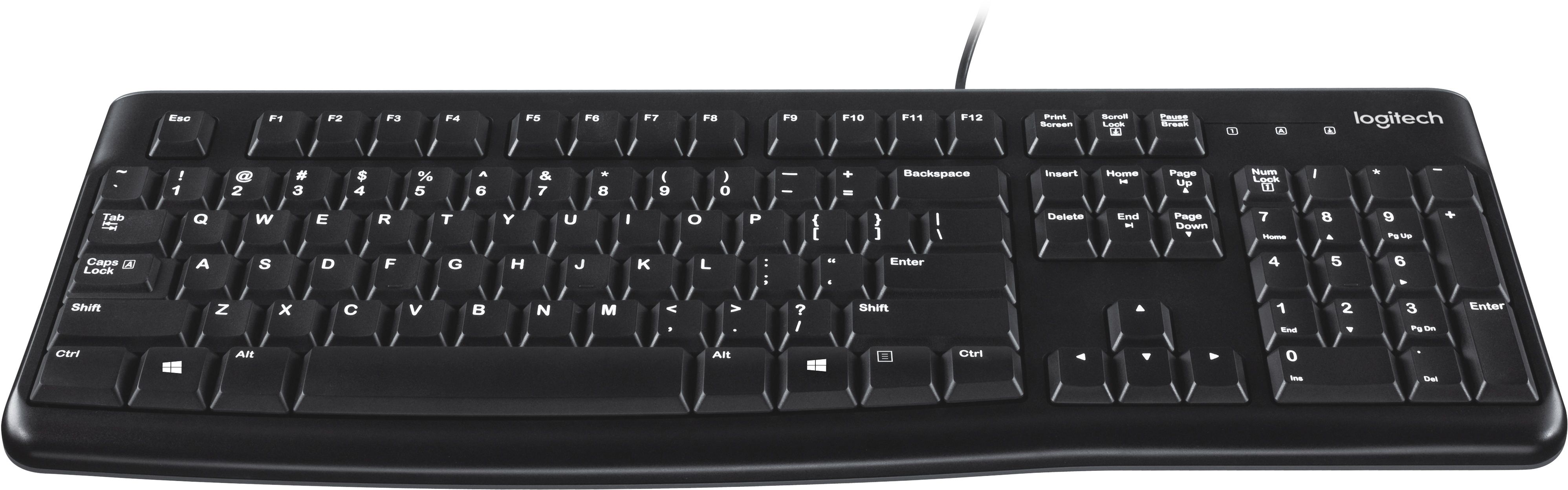Logitech K120 - Toetsenbord - Bedraad USB-A - Qwerty Nederlands