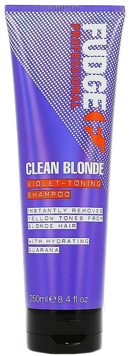 Fudge Clean Blonde Violet Toning Shampoo - Neutraliseert gele tinten - 250 ml