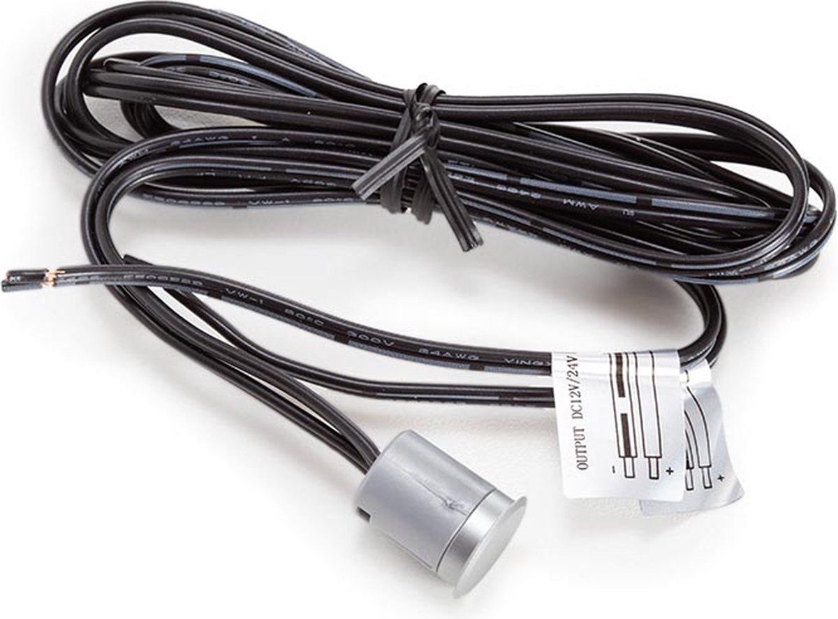 EtiamPro Led-dimmer, Inbouw, Touch Bediening, Perfect Voor Het Aansturen Van 12 V/24 V-ledstrips, Compact Design, Geschikt Voor Meubels En Kasten,