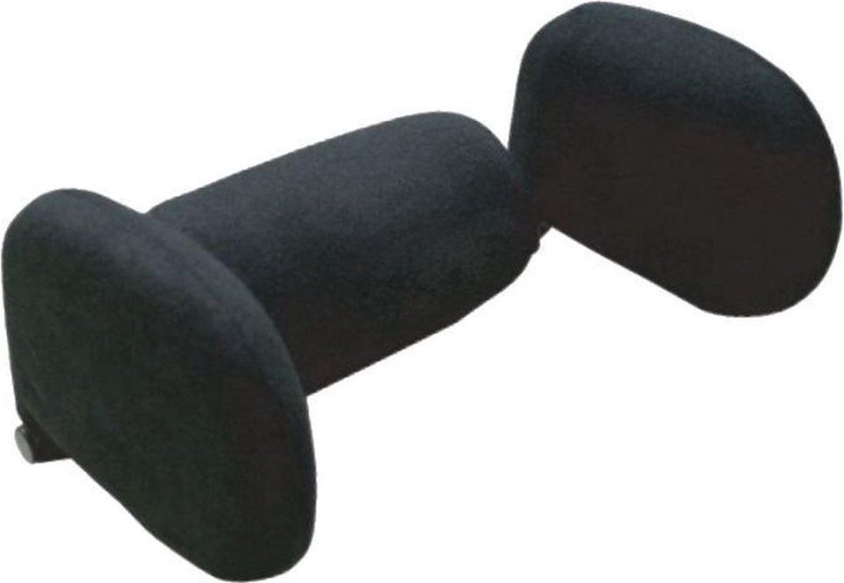 AutoStyle Comfortline - Universele Instelbare Reis-Hoofdsteun - Zwart
