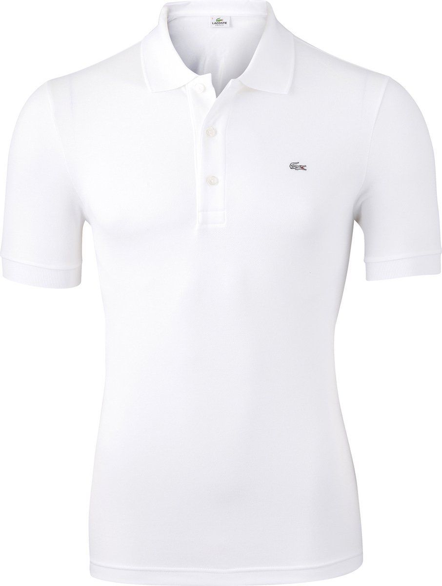 Lacoste - Heren Poloshirt Xl - Katoen - Wit