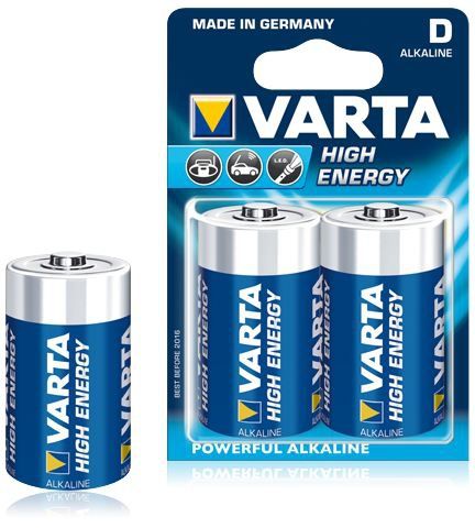 Varta 4920/2B - Alkaline D Batterijen - 10 jaar bewaartijd - 1,5 Volt (2 stuks)
