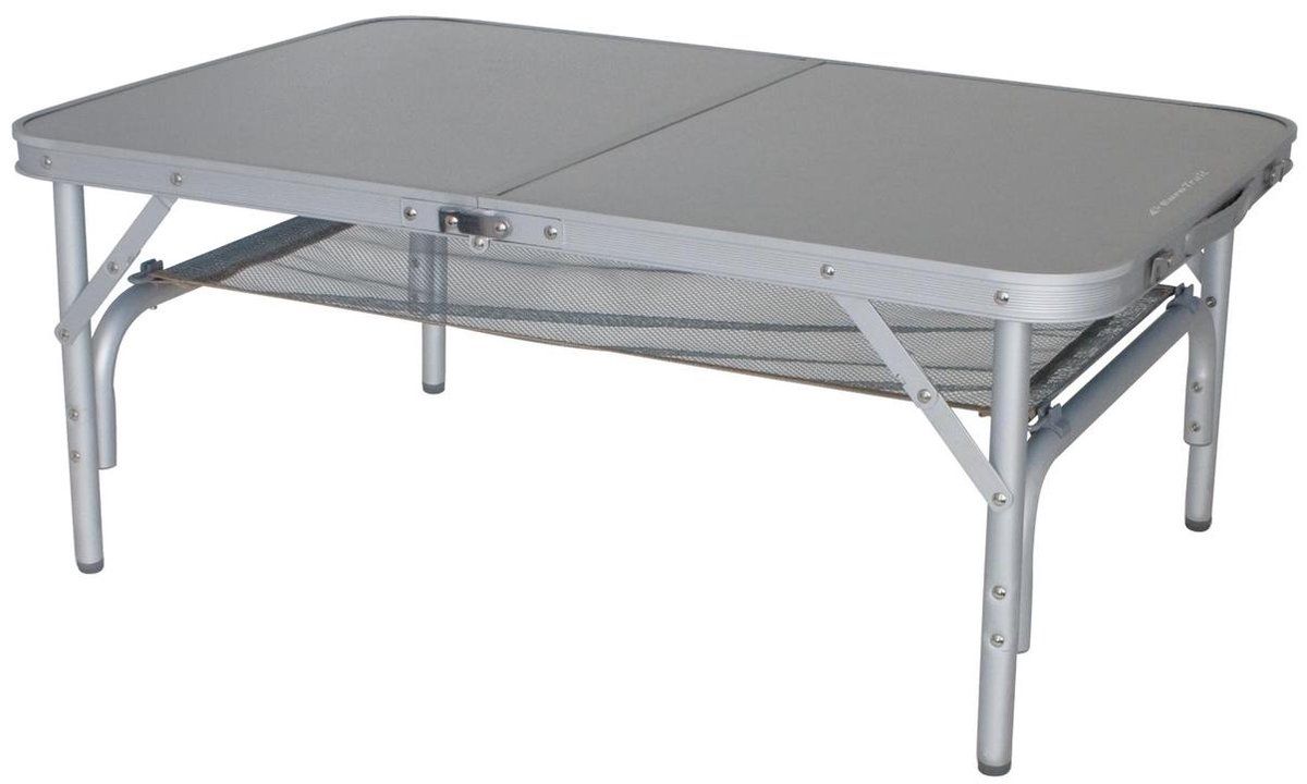 Eurotrail Monnai - Campingtafel - Verstelbaar 70/33 cm - Aluminium 90 x 60 cm