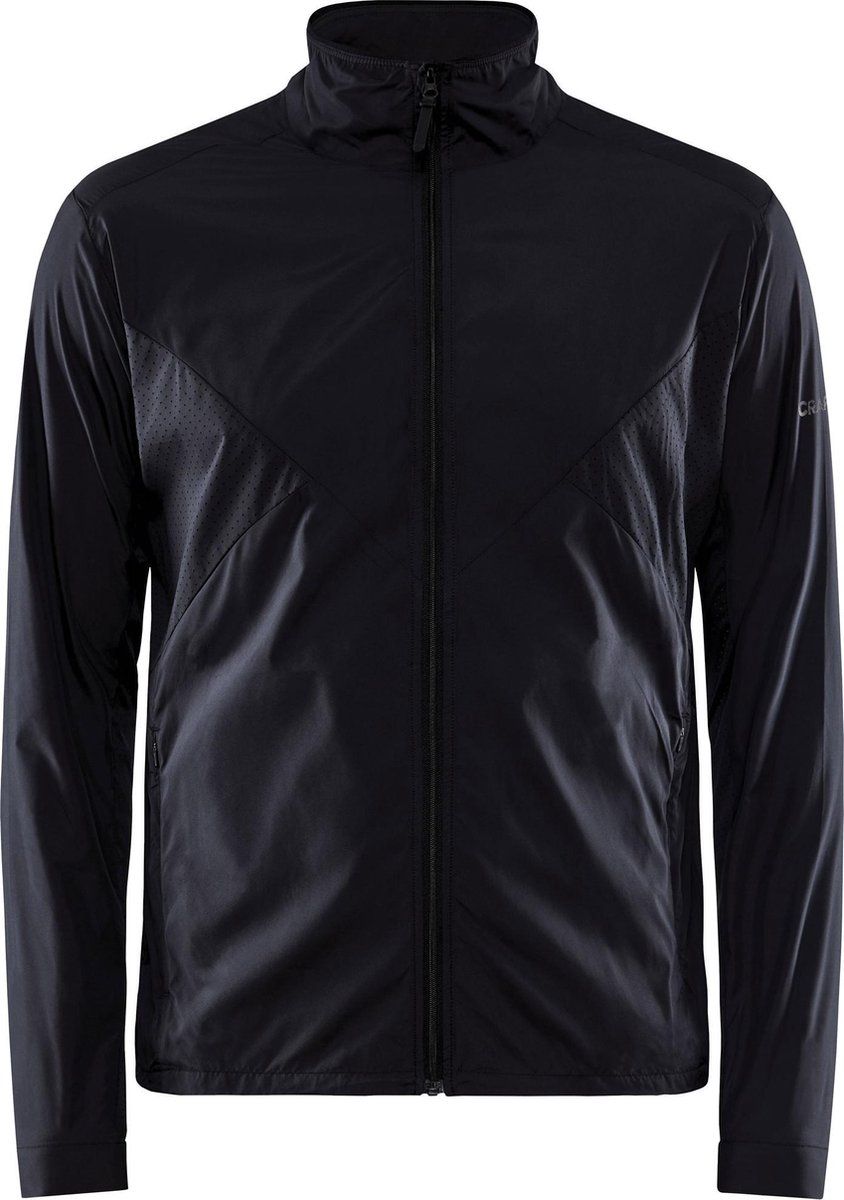 Adv Essence Wind Jacket - Sportjas Heren - Winddicht - Zwart - Maat L