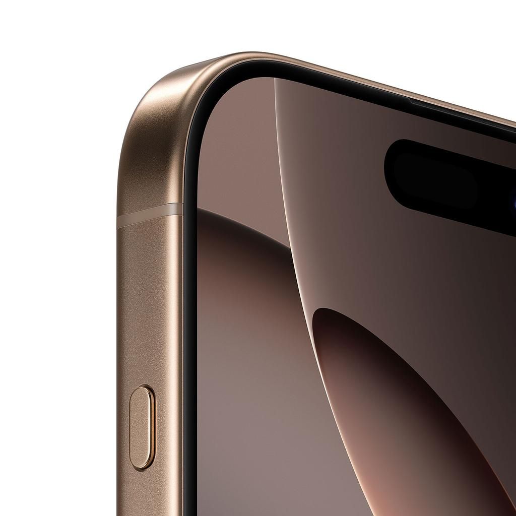 Apple iPhone 16 Pro - Desert titanium - 128 GB - Fysieke simkaart + eSIM refurbished, photo 2