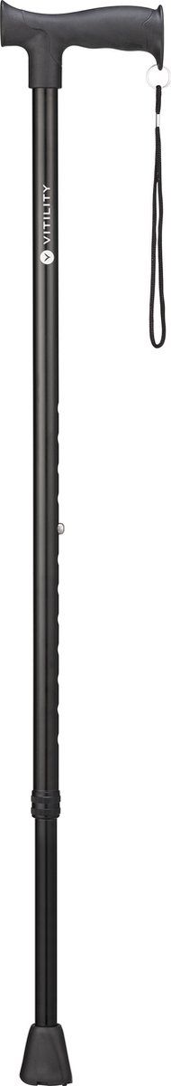 VITILITY Wandelstok - Zwart - Verstelbaar - Ergonomisch - Wandelstokken