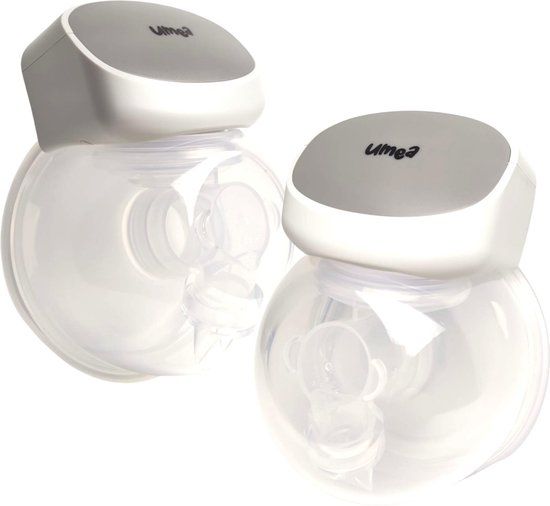 Umea - Dubbele Borstkolf - Handsfree Draadloos 9 Modus - Wit