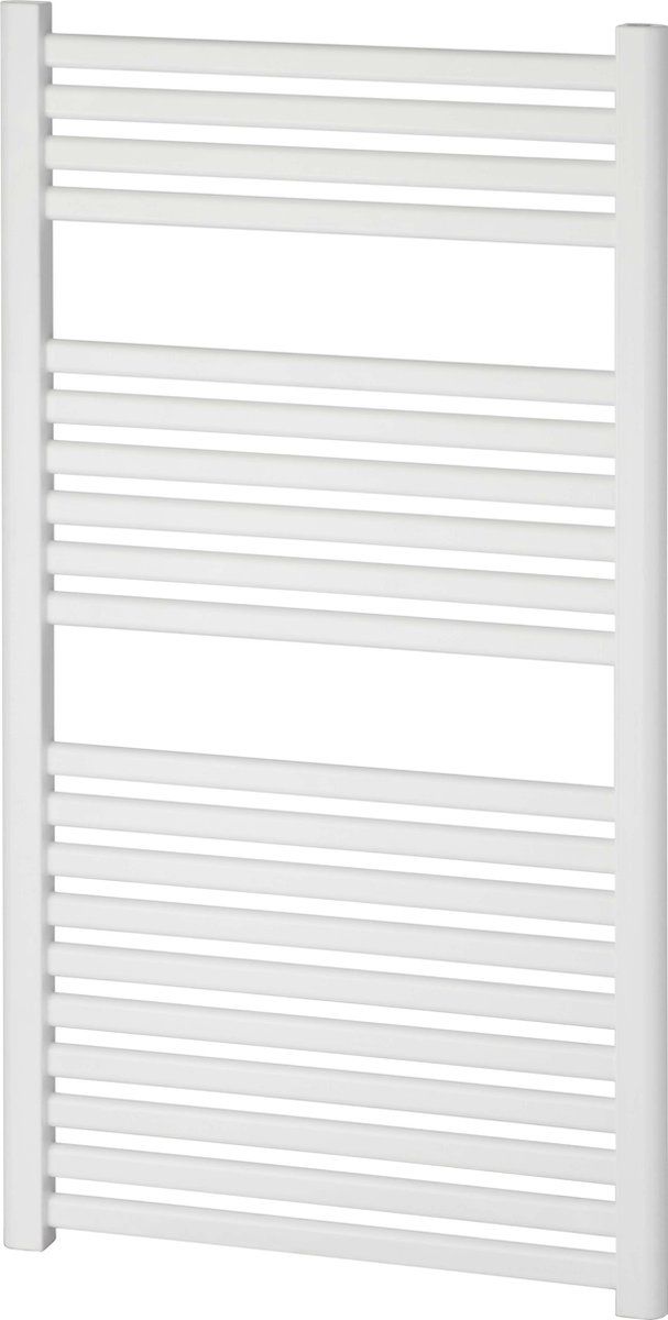 Haceka Sinai - Designradiator - Ronde verticale en vierhoekige buizen - Wit - 1110mm x 590mm