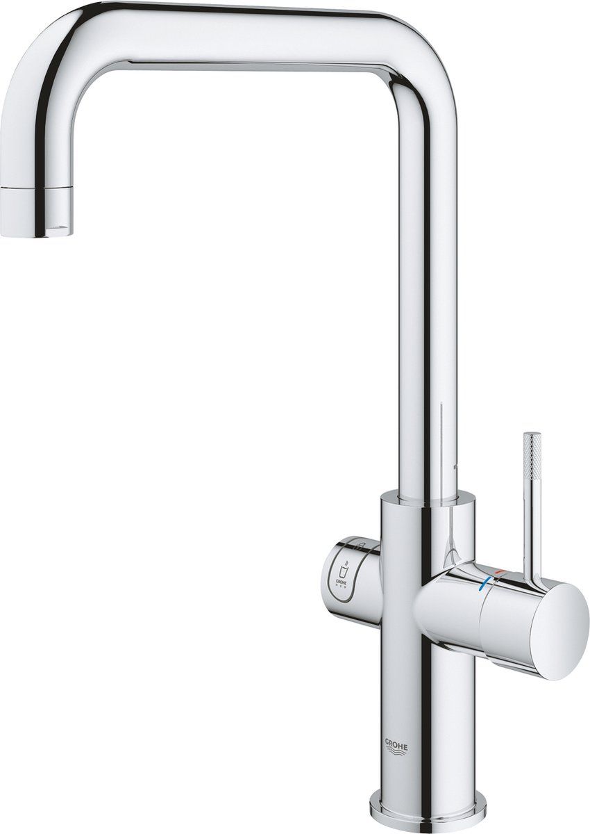 Grohe Red 3 In 1 Kokendwaterkraan - U-uitloop - 7L Boiler - Chroom