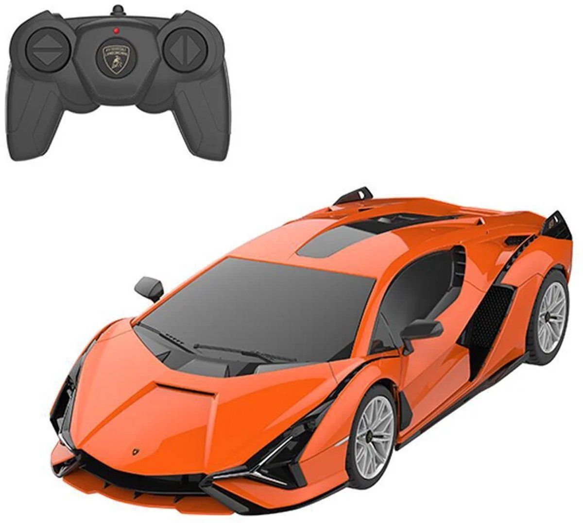 Rastar Lamborghini Huracan Sto - Afstandbestuurbare Auto 1, 24 - Oranje-blauw