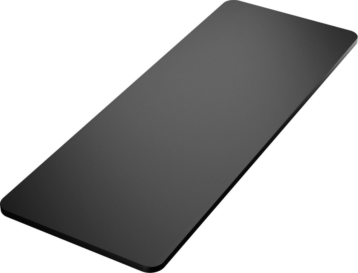 Avalo Bureaublad Los 160x60cm - Zwart - Tafelblad - Blad Elektrisch Bureau