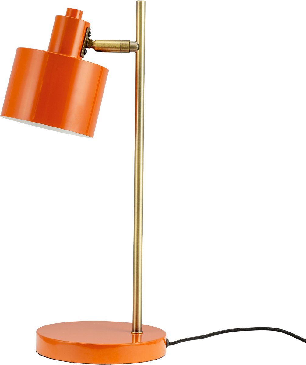 Dyberg Larsen Ocean - Tafellamp - Kantelbaar - Oranje/Messing