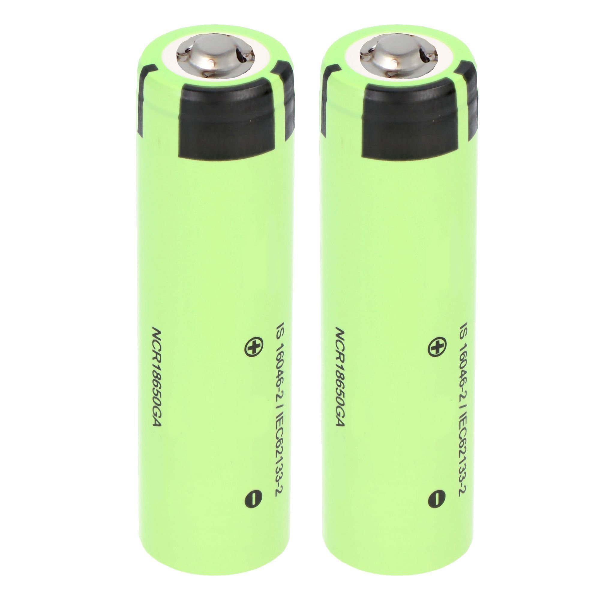 Panasonic NCR18650GA - Li-ion batterij - 3.7V 3300mAh met verhoogde positieve pool - (2 stuks)