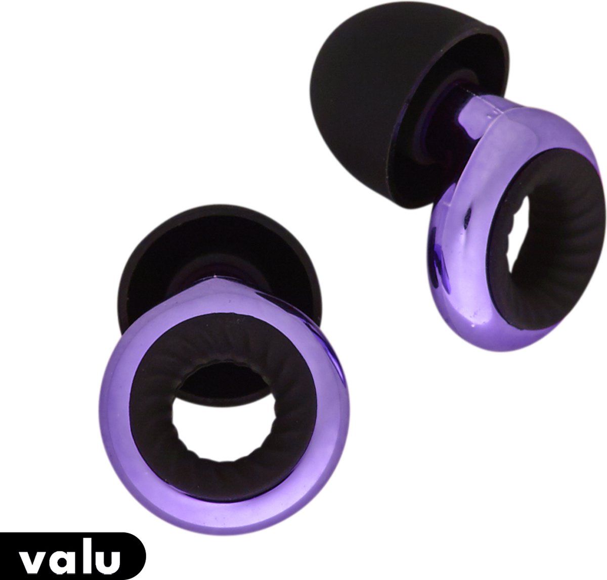 Valu Oordoppen - Earplugs - Demping 27 Db - Metallic Purple (set Van 4)