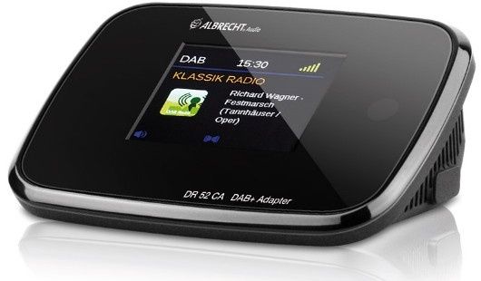 Albrecht DR 52 CA - DAB/DAB+ FM Radio - Afstandsbediening - Zwart