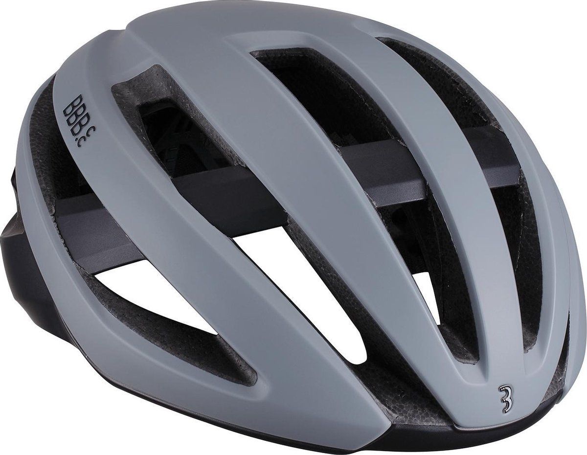 Bbb Cycling Maestro Fietshelm - Verstelbaar - HaloGuard Ventilatiesysteem - Mat Grijs - Maat M - Bhe-09