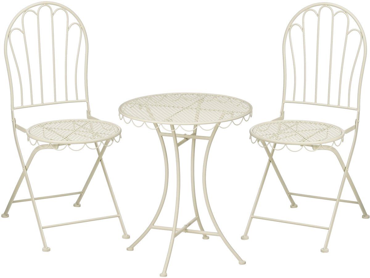Mica Decorations Marseille Bistroset - Set van 3 - IJzer - Off-white (set van 3)
