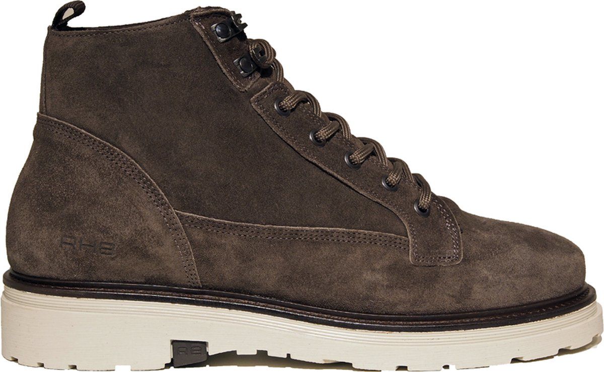 Rehab Wolf Boots - Veterboots - Suède Met Stiksels - Bruin