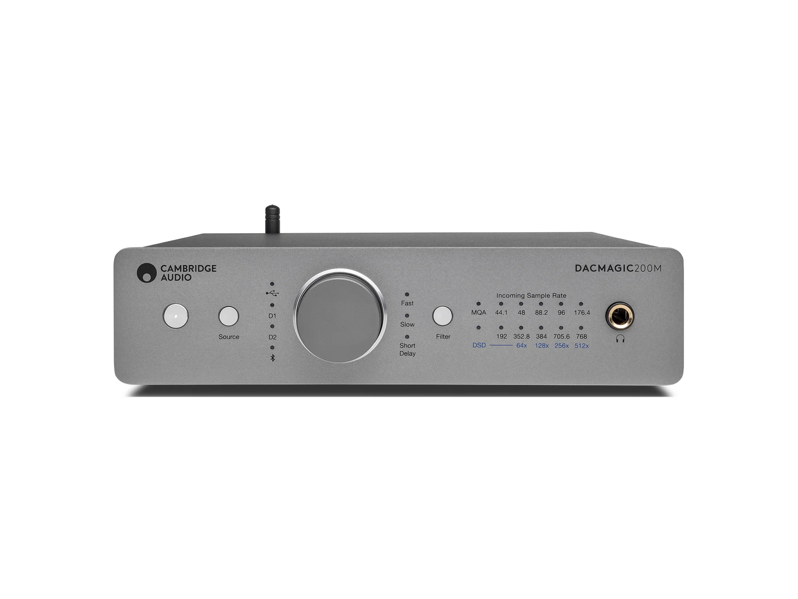 Cambridge Audio DacMagic 200M - digitaal naar analoog converter - dubbele ESS SABRE DAC's - grijs