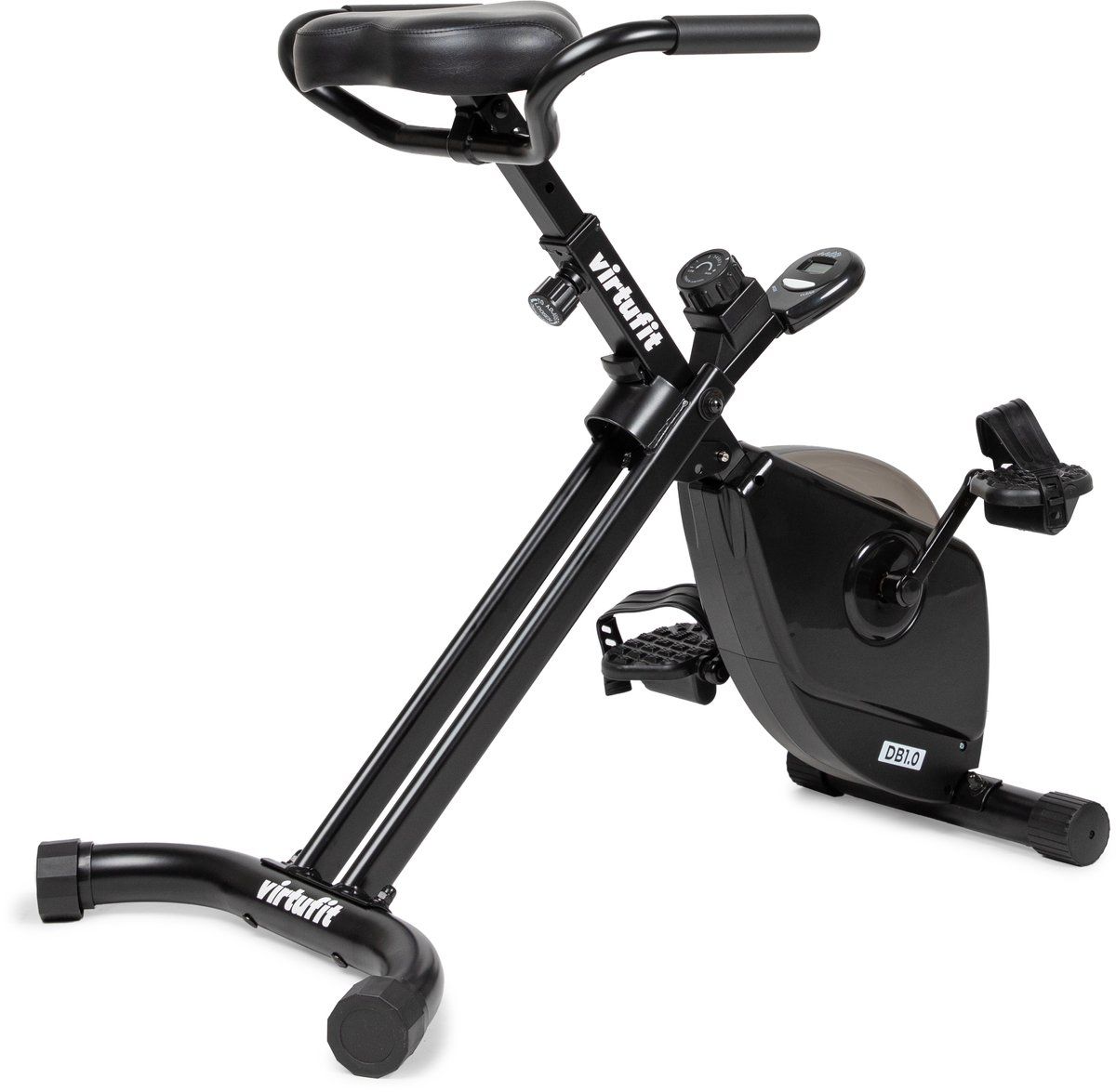 VirtuFit DB100 - Opvouwbare Deskbike - Bureaufiets Met Computer - Zwart