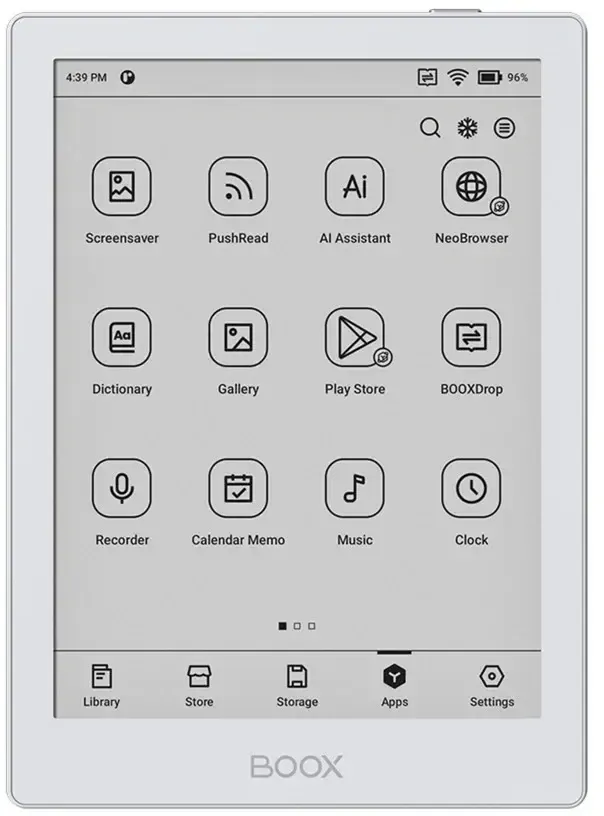 Boox Go 6 - E-reader - 6"E Ink Carta 1300 - Wit