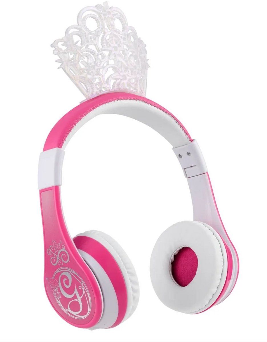 Ekids Wicked Wk-B52GL - Draadloze Kinderkoptelefoon - Volumebegrenzing - Tiara