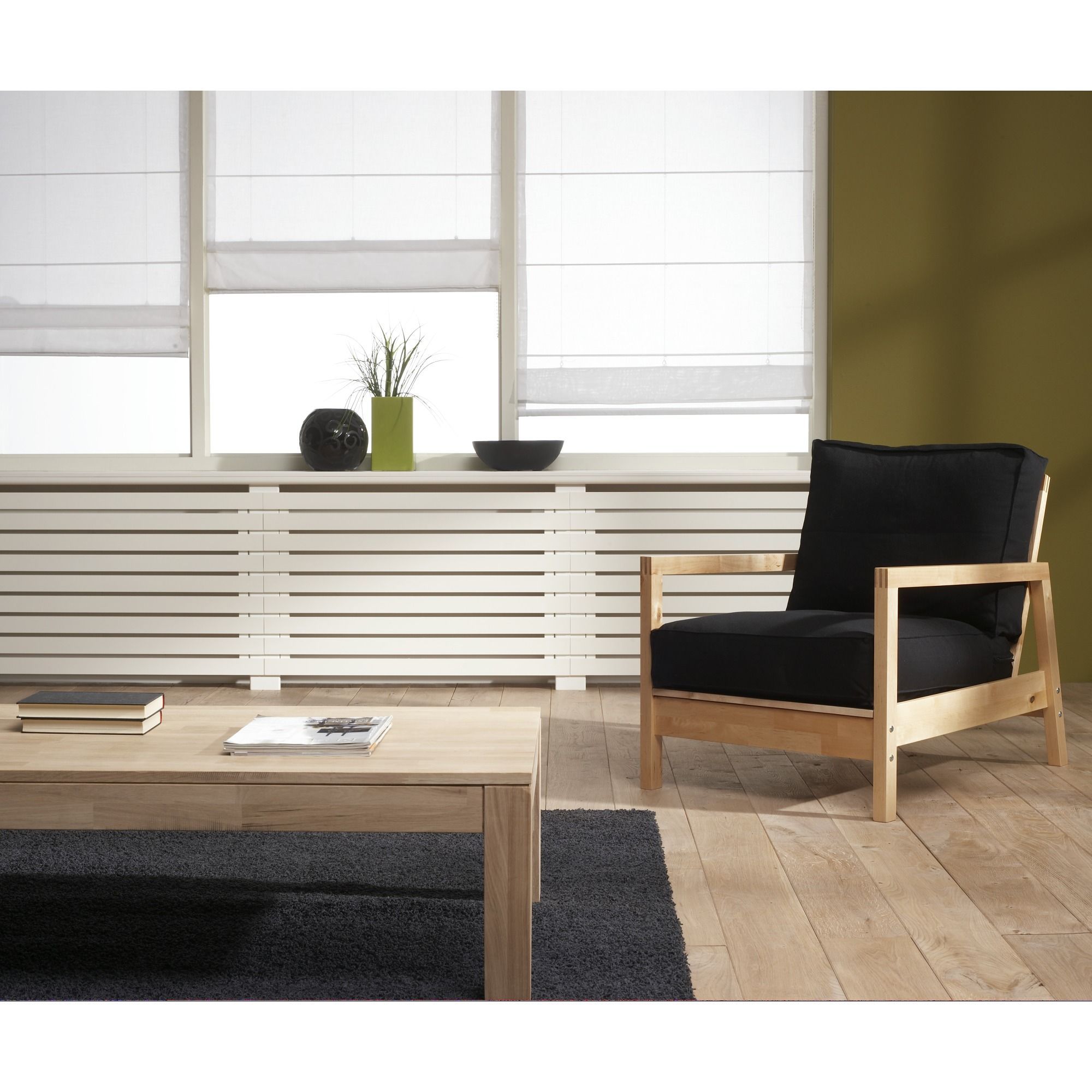 CanDo Burton - Radiatorpaneel - MDF 60x80 cm - Wit