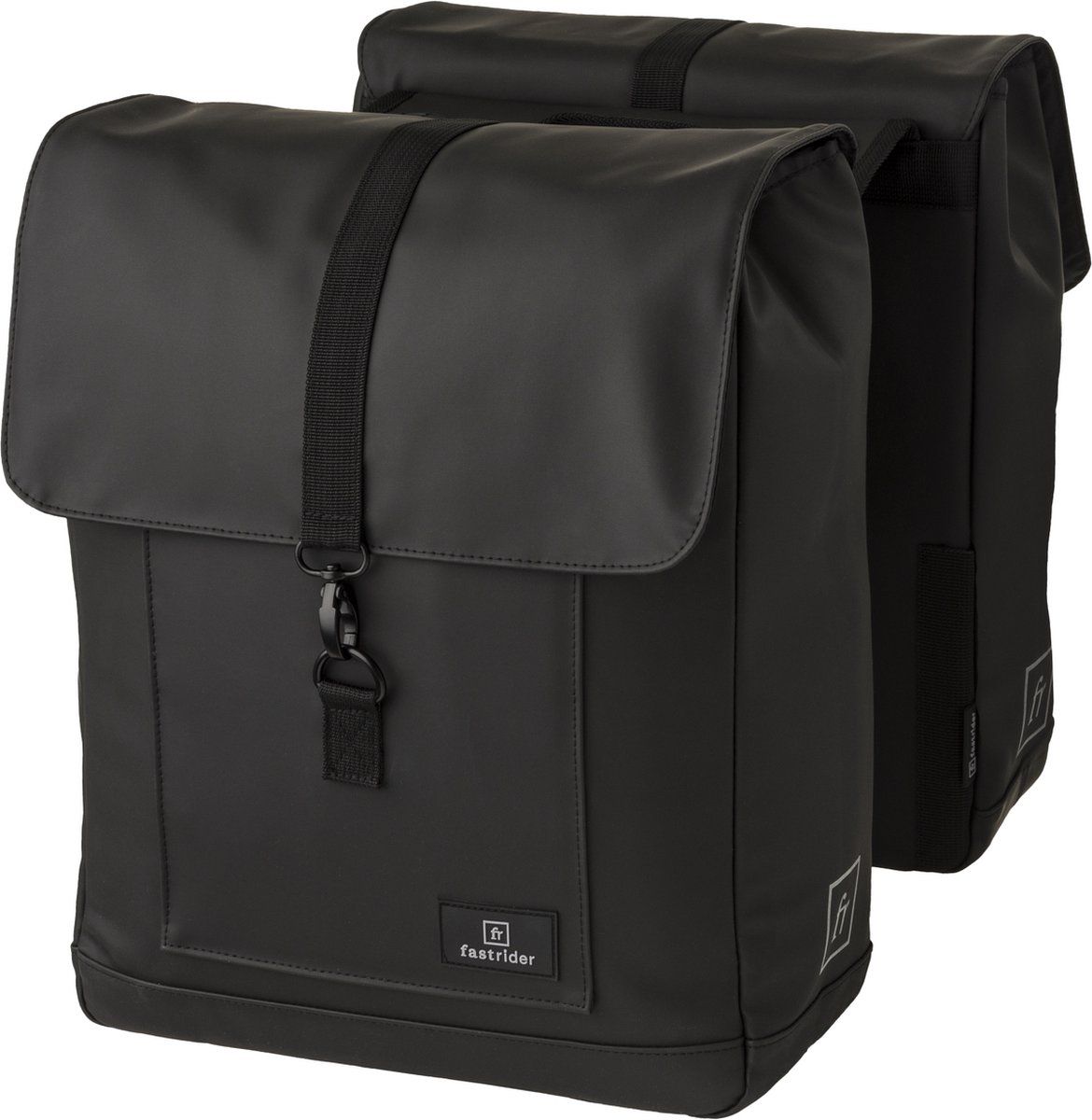 Fastrider Jaxx Ii - Dubbele Fietstas - Waterafstotend 28L - Zwart
