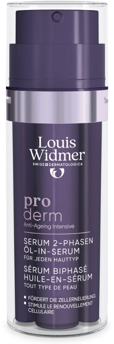 Louis Widmer Proderm - Tweefasig Serum Olie-in-Serum - 7-voudige Anti-ageing Werking - (35 Ml)
