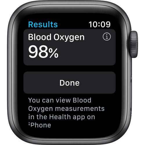 Apple Watch Series 6 - 44mm - Aluminium - Spacegrijs - GPS refurbished, photo 2