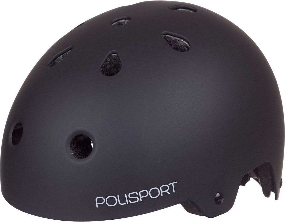 Polisport Urban Fietshelm - Maat M 55-58cm - Urban Pro Constructie - Zwart