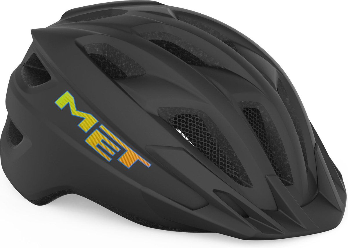 MET Crackerjack MIPS Fietshelm - Kinderfietshelm - Maat Unisize (52-57cm) - Black Matt