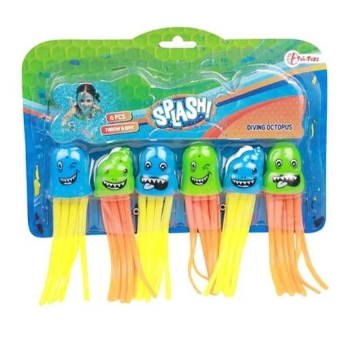 duikoctopussen 6 stuks 13 cm