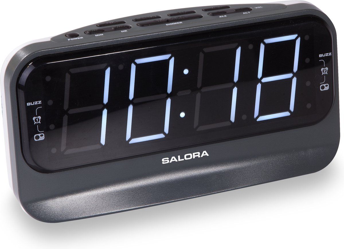 Salora ALARMCLOCK616 - Wekker - Wekkerradio - Am/Fm - Digitale Wekker