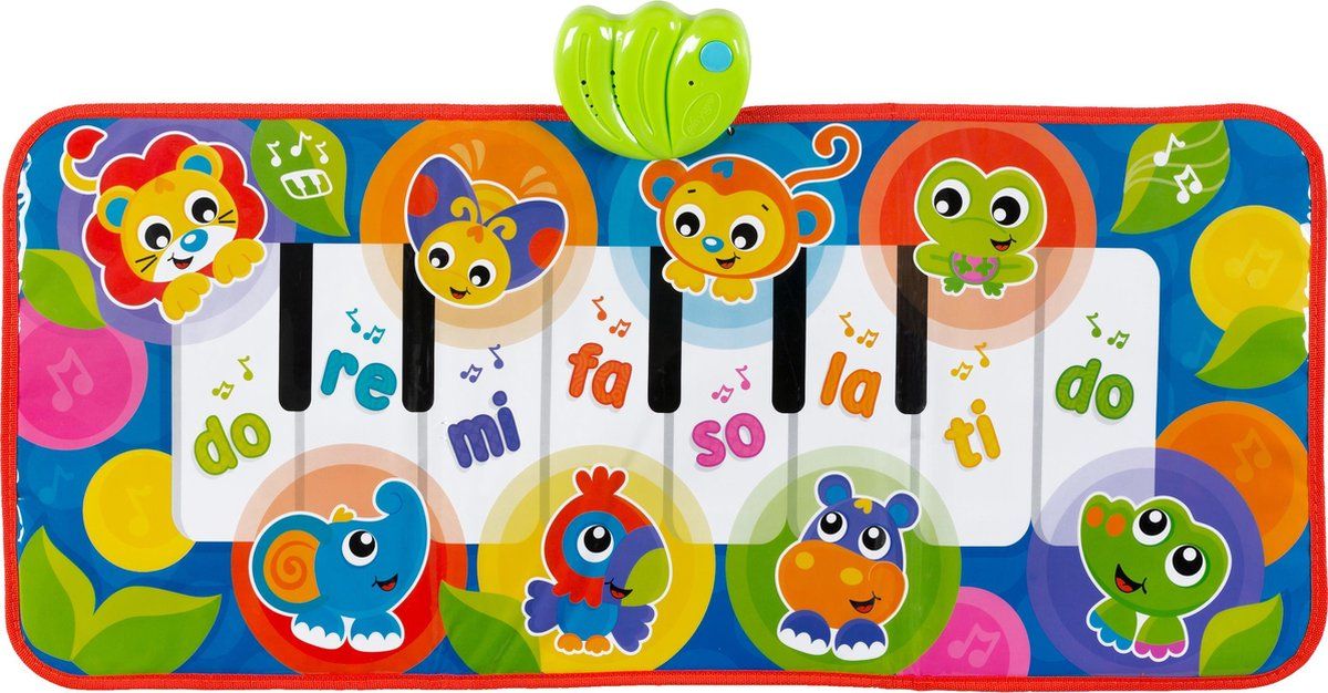 Playgro Jumbo Jungle - Muzikale Piano mat - Interactief speelgoed met 8 melodieën - Multi