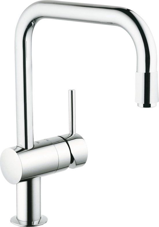 GROHE Minta - Keukenkraan - Draaibare U-uitloop - Uittrekbare handdouche - Chroom - 32067000