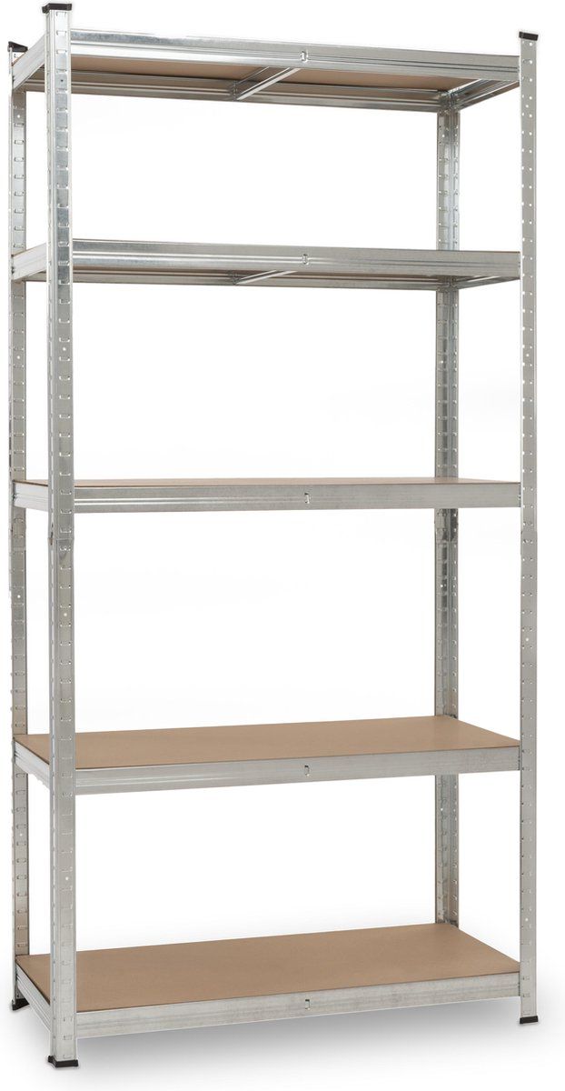 Kreator KRT674001 - Opbergrek - 875 kg - 5 schappen - Zilver