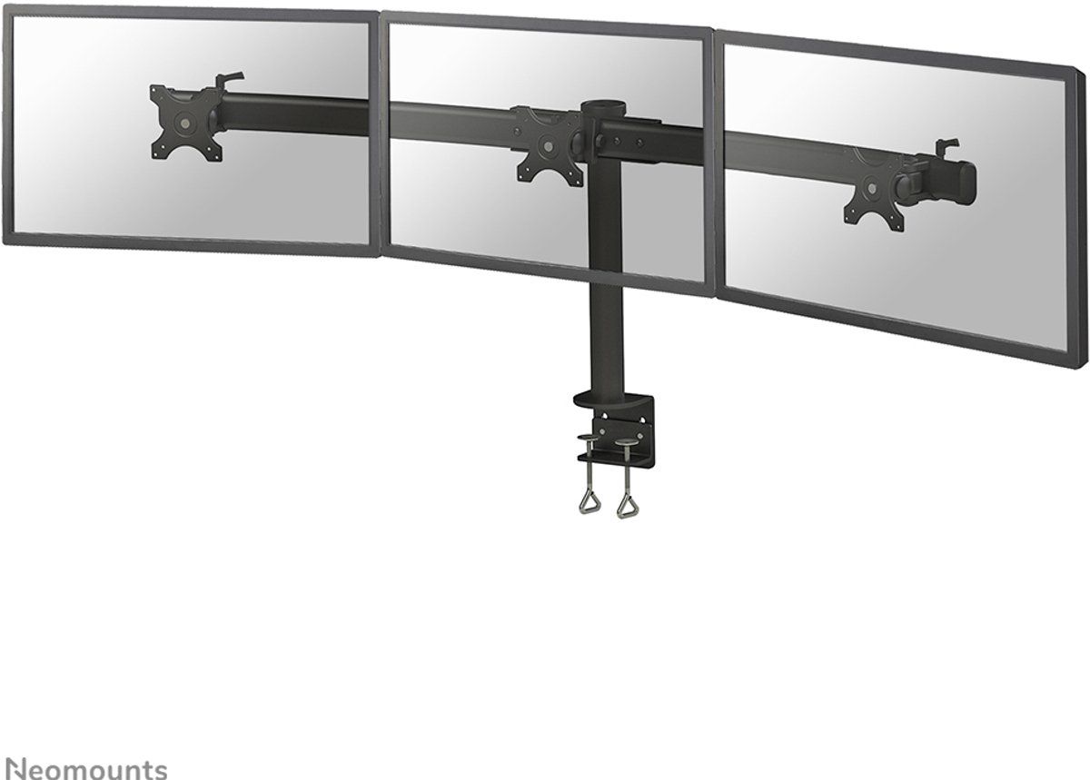 Neomounts FPMA-D700D3 - Monitorarm 3 schermen - 10-27 inch - 0-8 kg/scherm - zwart